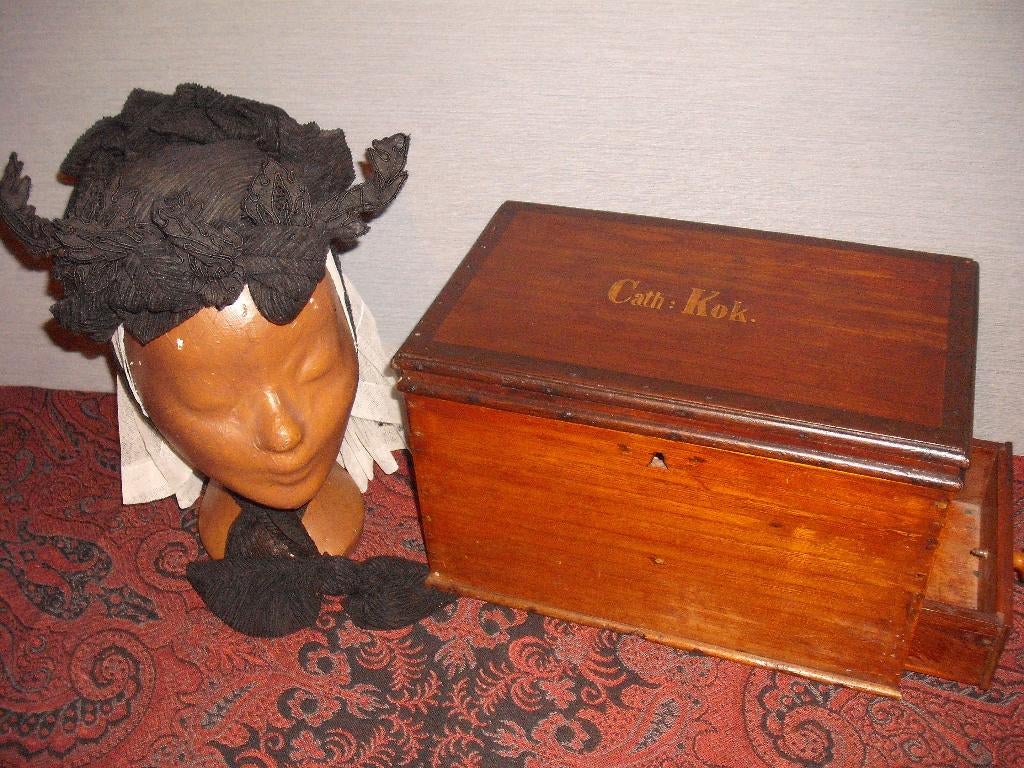 Floddermuts / Kaphoedje, Klederdracht Groningen - Kappenkist, Antiek en Kunst, Antiek | Kleding en Accessoires, Verzenden, Dames