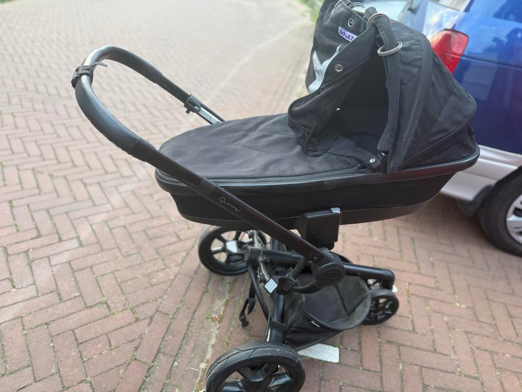 Quinny Moodd Kinderwagen en maxicosi, Gebruikt, Ophalen, Kinderwagen, Verstelbare duwstang
