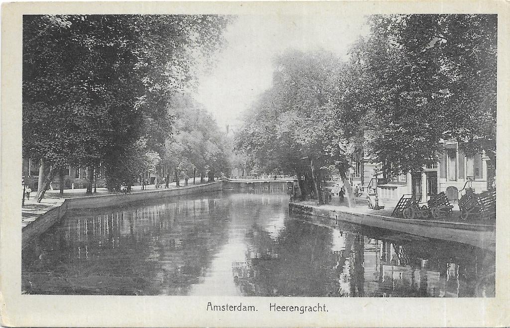 AK Amsterdam - Heerengracht., Verzenden, 1920 tot 1940, Ongelopen, Noord-Holland