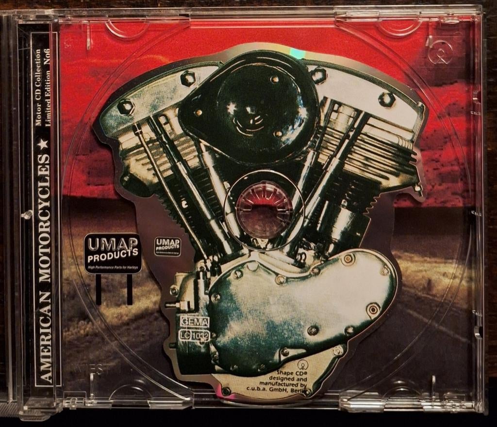 Harley Davidson Motorblok Vorm CD - Zeldzaam!, Cd's en Dvd's, Cd's | Hardrock en Metal, Zo goed als nieuw, Ophalen of Verzenden