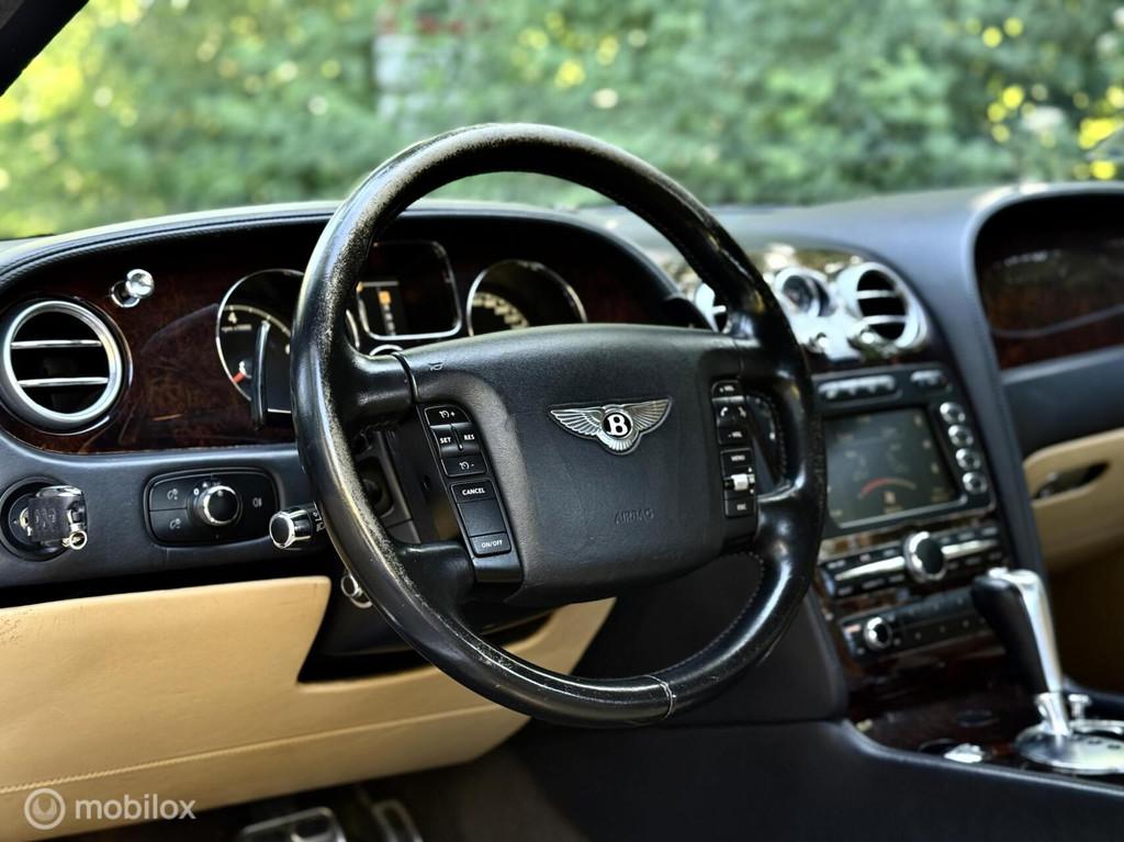 Bentley Continental GT 6.0 W12 |Geheugenstoel |Leder |Cruise, Automaat, Beige, 12 cilinders, Zwart
