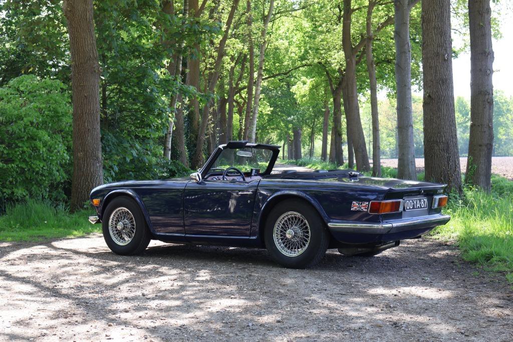 Triumph TR6 2.5 1973 Blauw, Auto's, Triumph, Zwart, Cabriolet, Blauw, 2498 cc