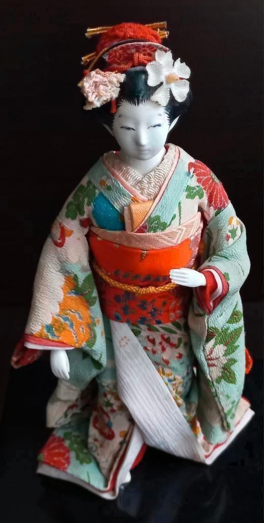 Antiek Japanse pop Geisha Doll Sukiyo collectie item, Antiek en Kunst, Ophalen of Verzenden