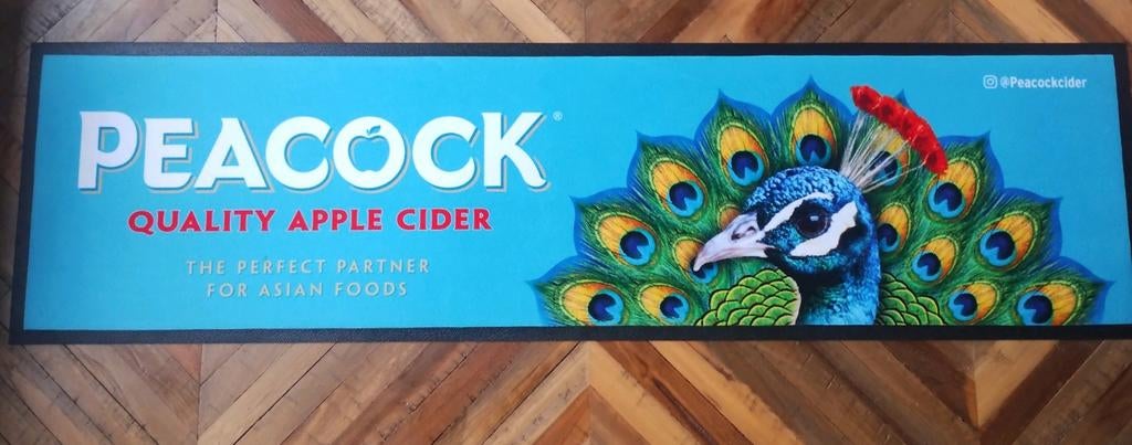 Peacock Apple Cider barmat, Verzamelen, Biermerken, Nieuw, Overige typen, Overige merken, Ophalen of Verzenden