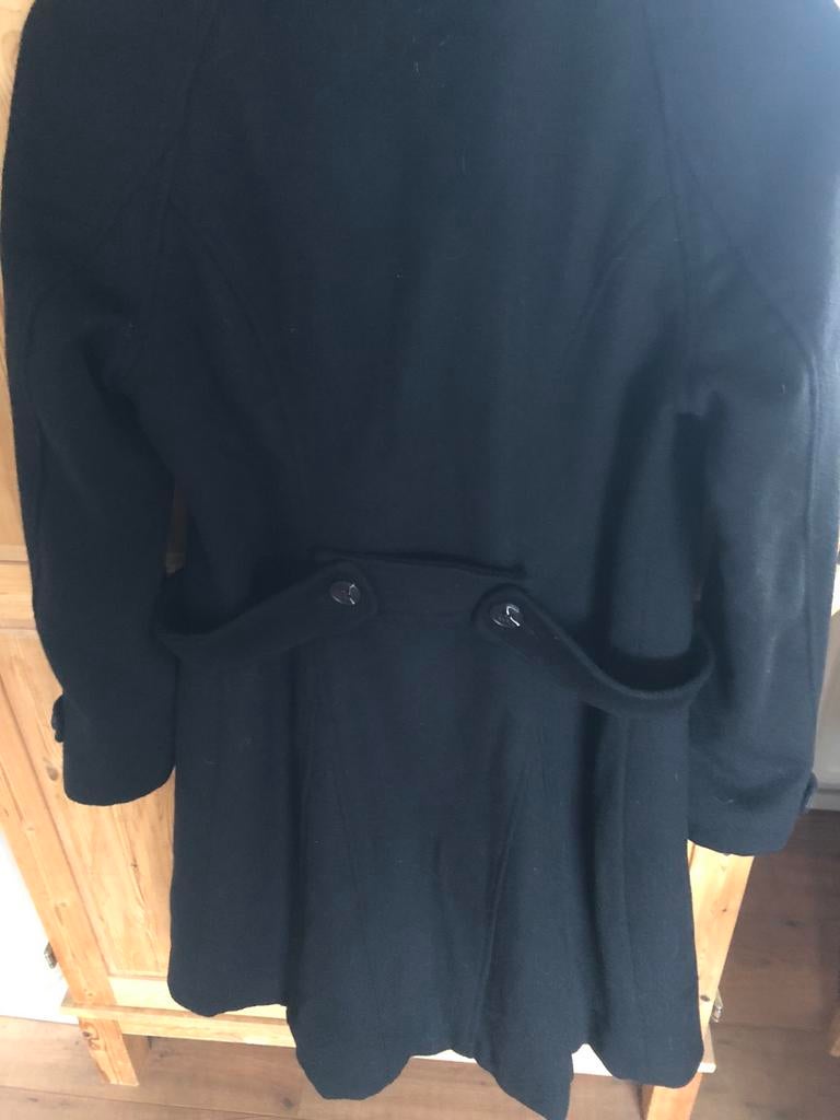 Prachtige mantel van Eddy’s Jackets, Kleding | Dames, Ophalen of Verzenden, Zo goed als nieuw, Zwart