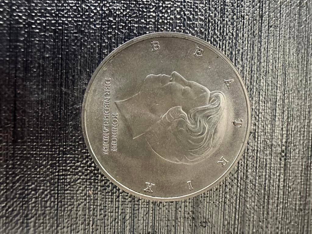 1997 10 Gulden Zilver - 50 Jaar Marshallplan, Postzegels en Munten, Munten | Nederland, Koningin Beatrix, Zilver, Ophalen of Verzenden