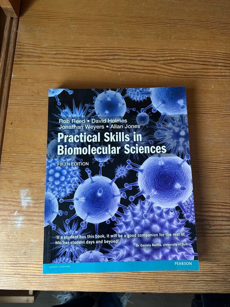 Practical Skills in Biomolecular Sciences, Reed, Ophalen of Verzenden, Beta, Zo goed als nieuw, HBO