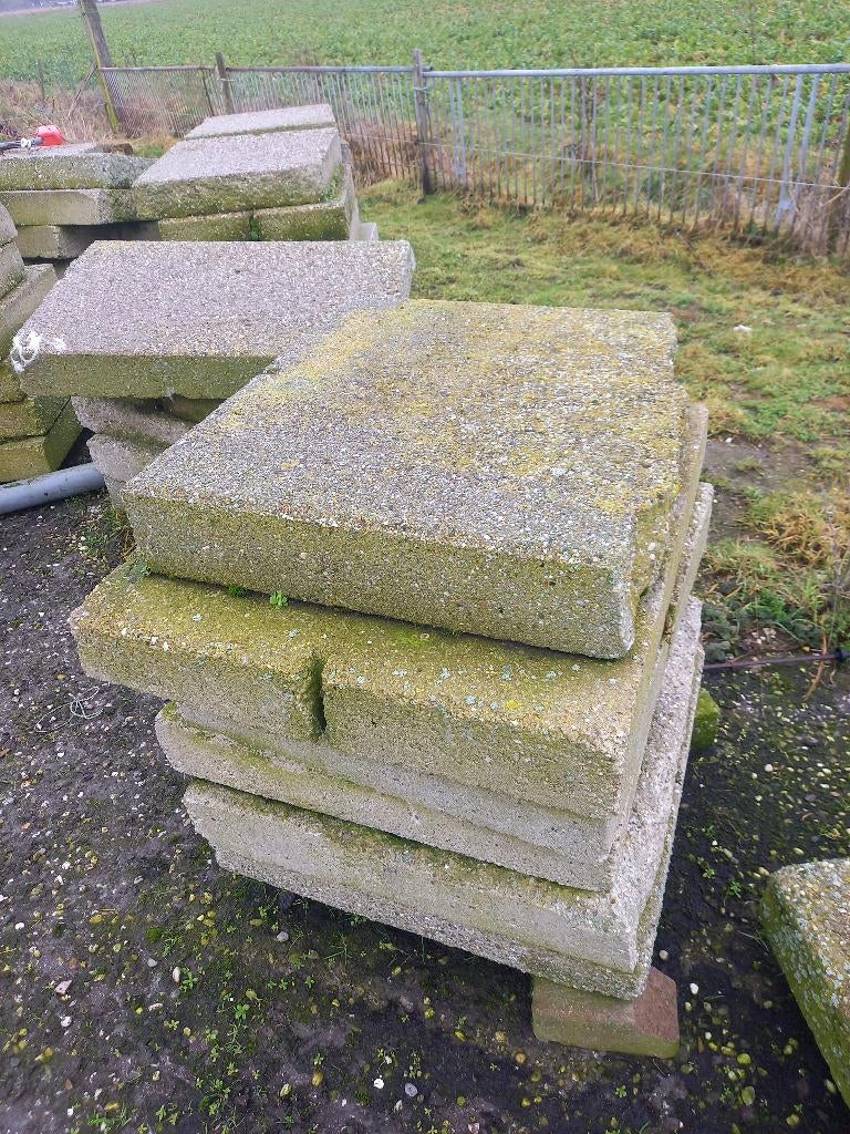betonplaten, Tuin en Terras, Ophalen of Verzenden, Gebruikt, Beton, Overige typen