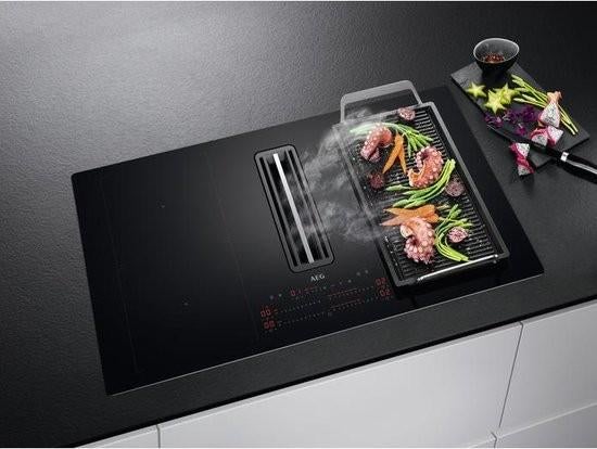 Aeg CCE84751CB inductie met afzuiging, Electrolux, Electrolux, Nieuw, Inbouw