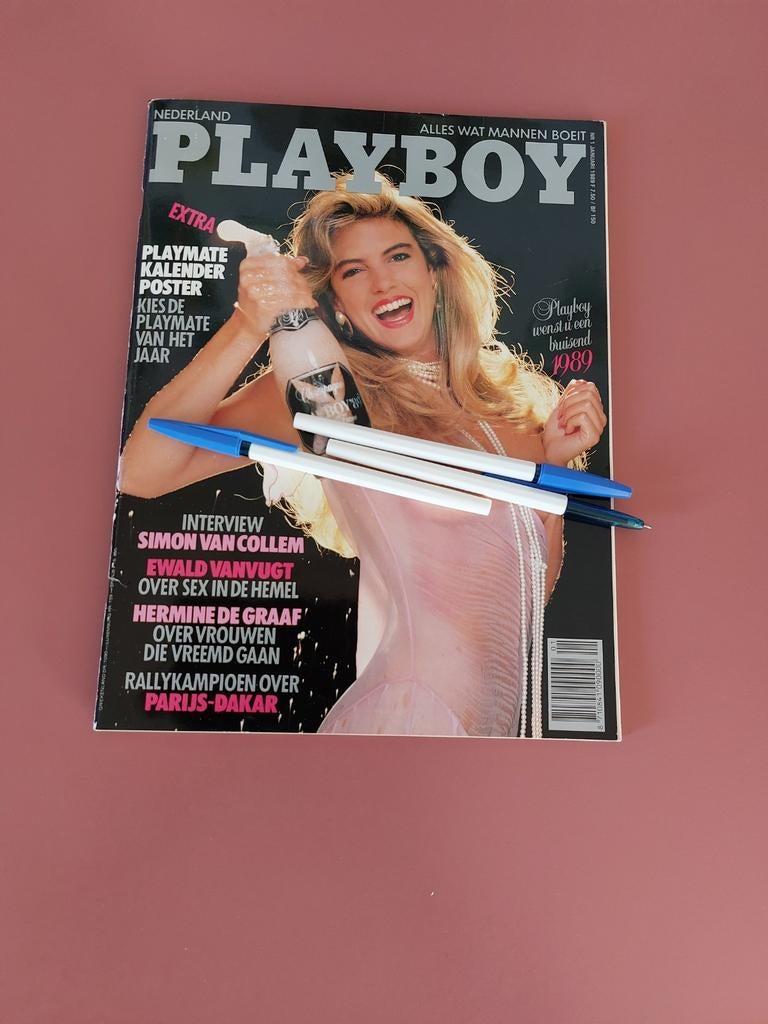 Playboy nr 1 januari 1989., Ophalen of Verzenden, Zo goed als nieuw