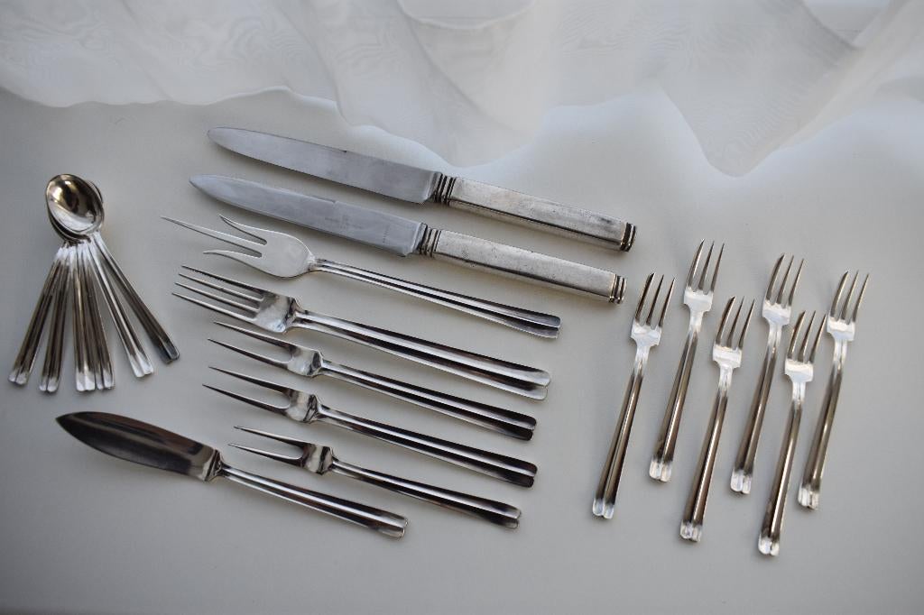 Gerritsen en Van Kempen Keltum P1000 mes messen vork etc etc, Antiek en Kunst, Ophalen of Verzenden