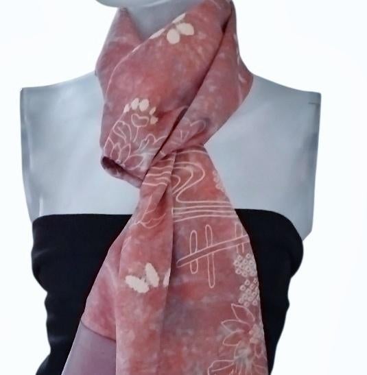 Handgemaakte sjaals en ceintuurs natuurlijke Japanse zijde, Kleding | Dames, Mutsen, Sjaals en Handschoenen, Nieuw, Sjaal, Maat 46/48 (XL) of groter