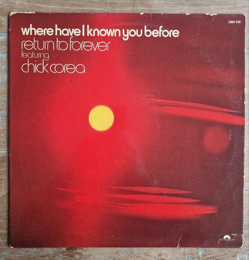 Return to forever - Where have I know you before, Cd's en Dvd's, Vinyl | Jazz en Blues, 1960 tot 1980, Gebruikt, Ophalen of Verzenden