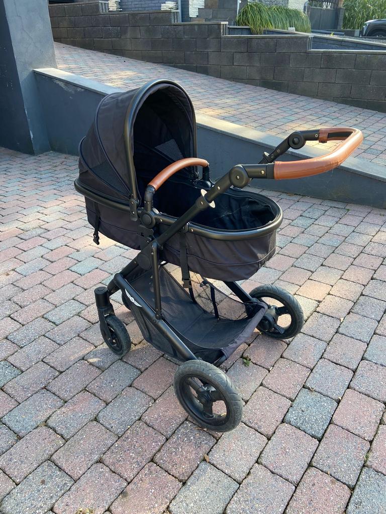 VEER Switchback &Jog Kinderwagen 2-in-1 - Donkergrijs / Zwart