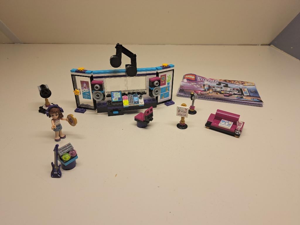 41103 Lego Friends Popster opnamestudio, Ophalen of Verzenden, Zo goed als nieuw, Complete set, Lego