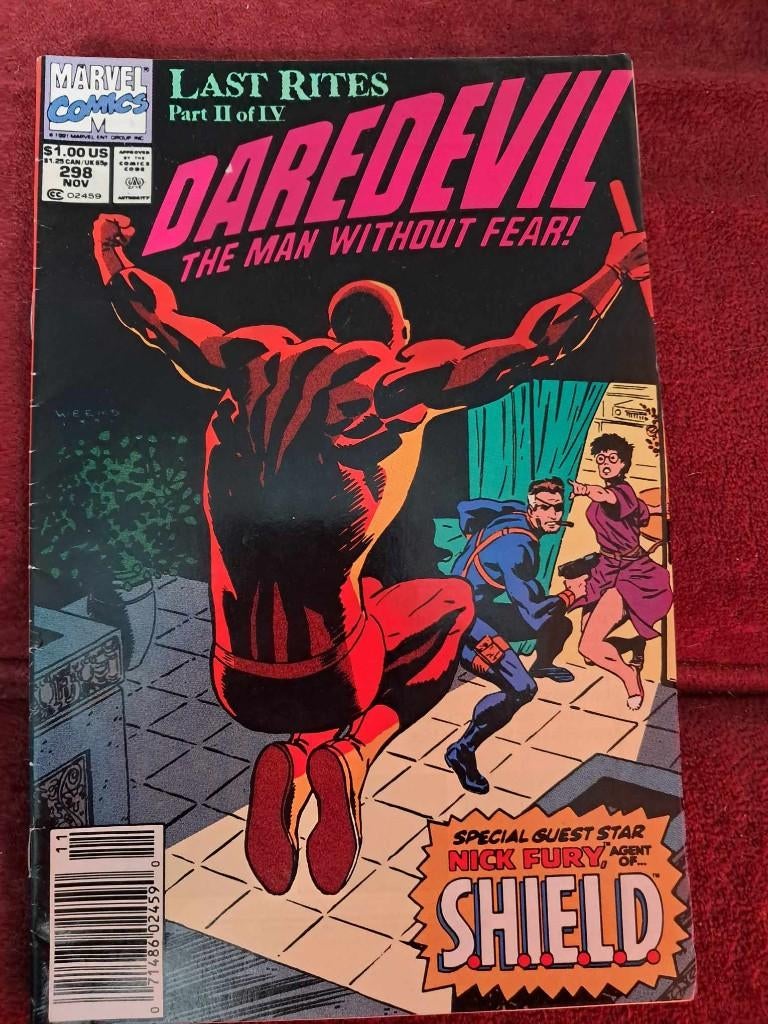 Daredevil comic, Amerika, Marvel Comics, Ophalen, Gelezen