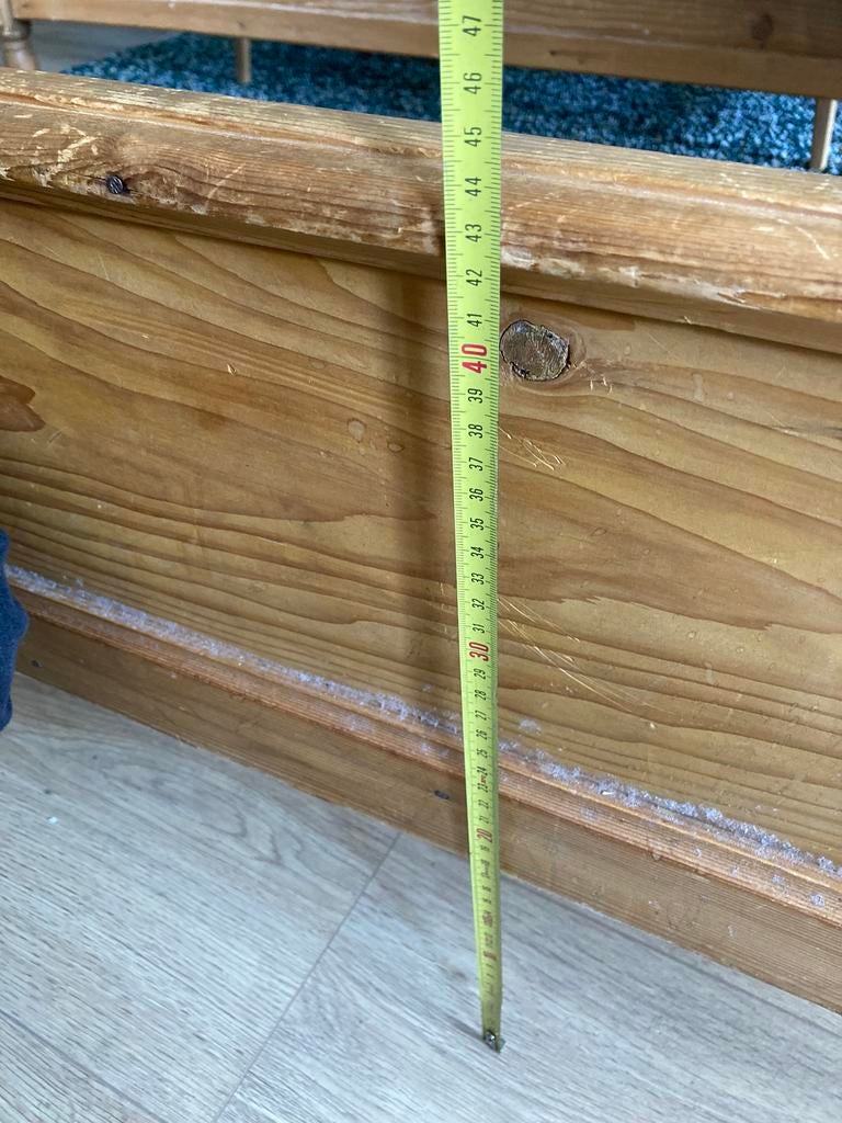 Antiek grenen bed, Ophalen of Verzenden