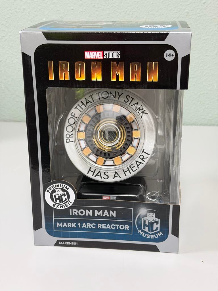 Iron Man - Arc Reactor Replica Marvel Museum Nieuw collector, Beeldje, Replica of Model, Nieuw, Ophalen of Verzenden, H