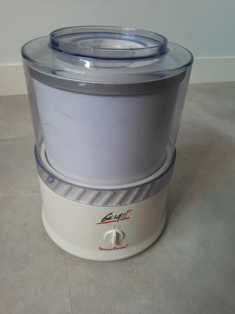 Moulinex Gelati ijsmachine, Ophalen of Verzenden, Zo goed als nieuw