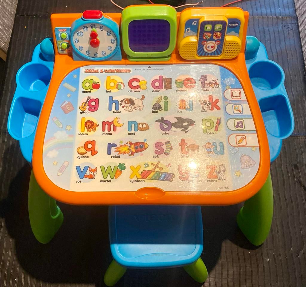VTech Magisch Bureau 3 in 1 - Leerzaam en Leuk!, Ophalen of Verzenden, Zo goed als nieuw, Taal en Lezen, Met licht