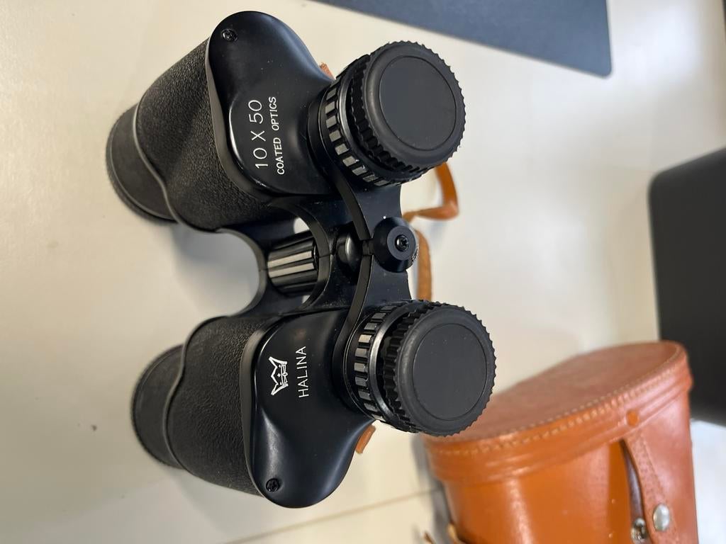 Verrekijker Halina 10x50 met opbergtas, Ophalen, Zo goed als nieuw, 20x of meer, Overige typen