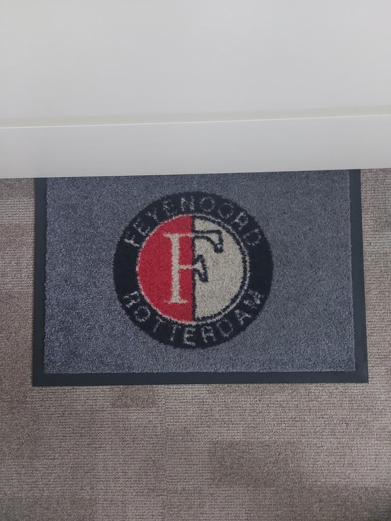 Feyenoord Deurmat - Collectors Item, Tuin en Terras, Deurmatten, Gebruikt, Nylon, Droogloopmat, Schoonloopmat, Binnen, Buiten