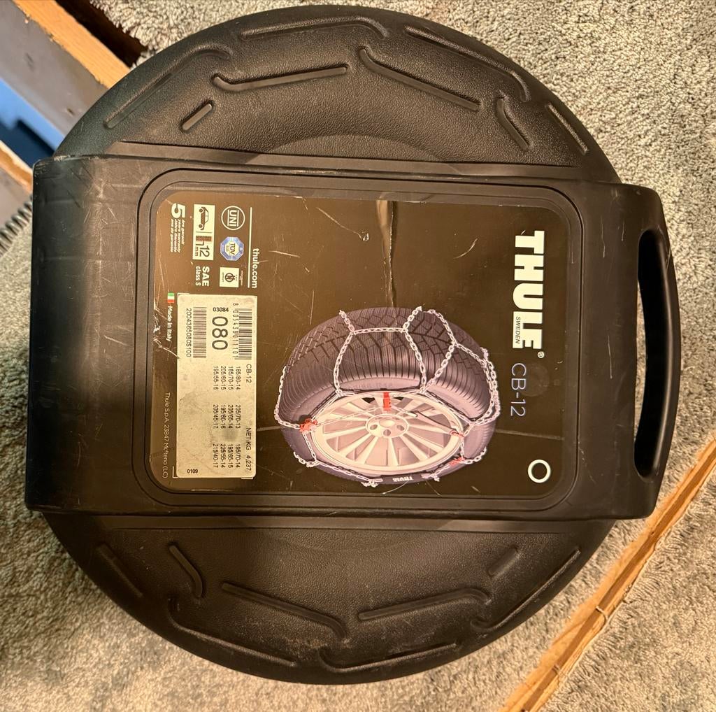 Thule CB-12 Sneeuwkettingen - Nieuwstaat, Auto diversen, Ophalen, Nieuw