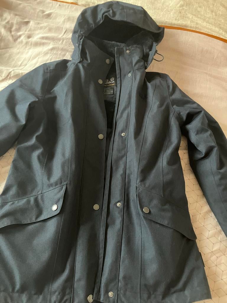 Nieuwe danes Jack Wolfskin winterjas maat S: NIEUW!, Ophalen of Verzenden, Nieuw, Maat 36 (S), Blauw