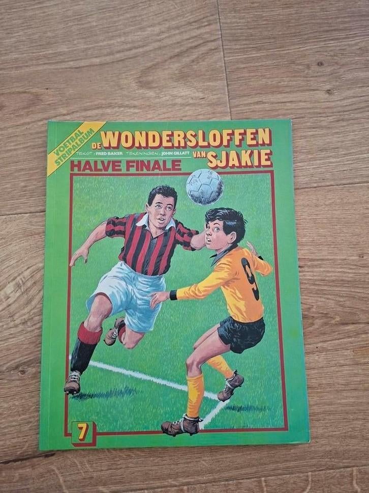 De wondersloffen van Sjakie Halve finale, Eén stripboek, Ophalen of Verzenden, Zo goed als nieuw, Fred Baker