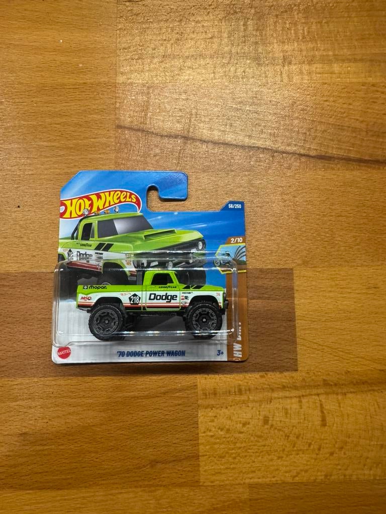 Hotwheels 70 Dodge Power Wagon, Ophalen of Verzenden, Zo goed als nieuw, Auto