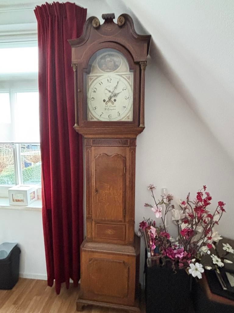 Engels staand horloge, is ongeveer van 1830, Antiek en Kunst, Ophalen