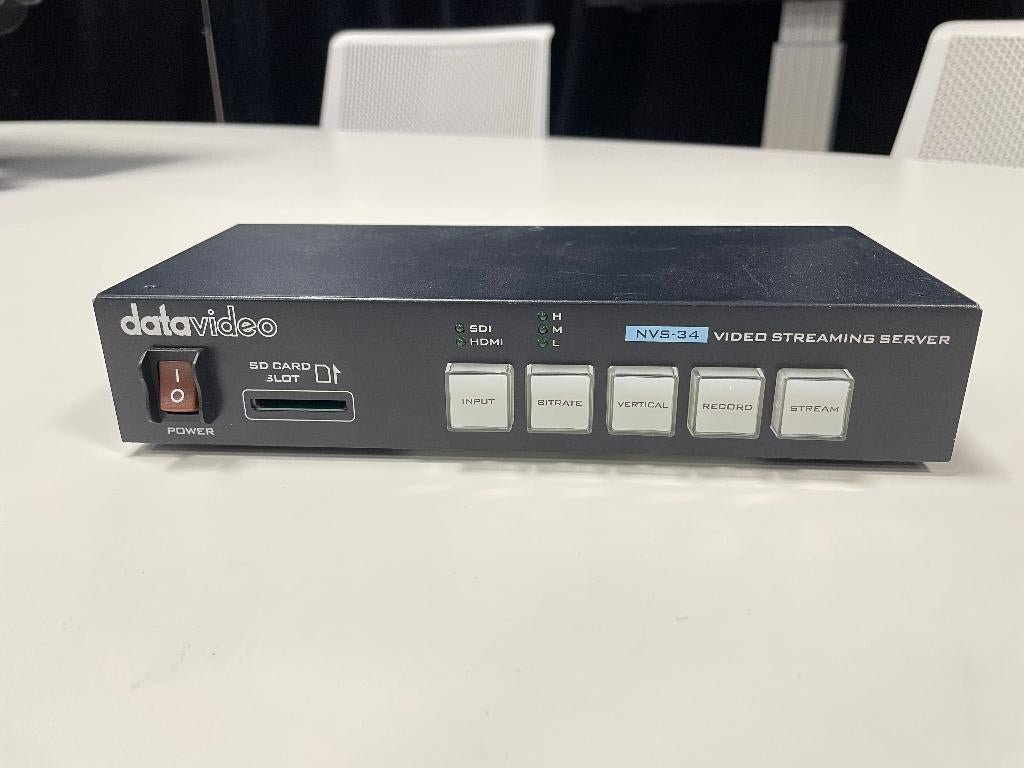 Datavideo NVS- 34 video streaming server, Ophalen, Gebruikt, Video