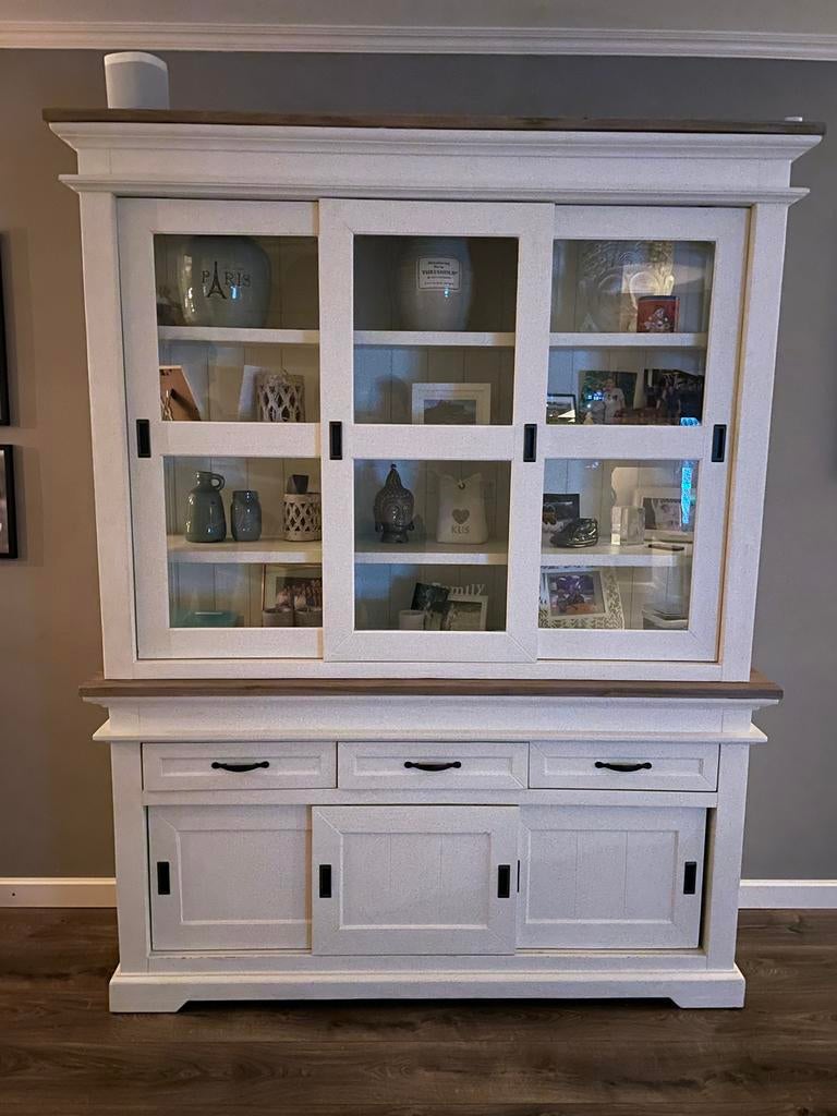 Meubels landelijk wit hout dressoir tv meubel salontafel, Ophalen