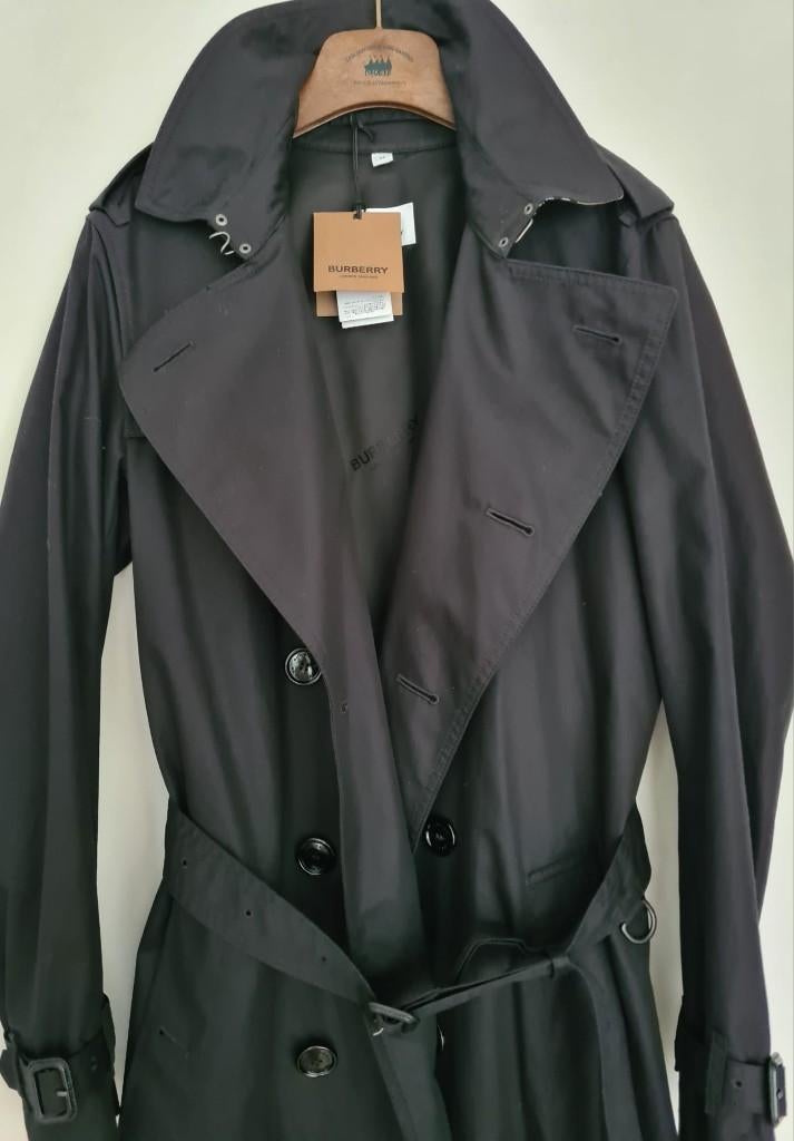 Burberry trench coat maat S/M 44 (EU) 100% orig.NIEUW, Zwart, Nieuw, Ophalen of Verzenden, Burberry