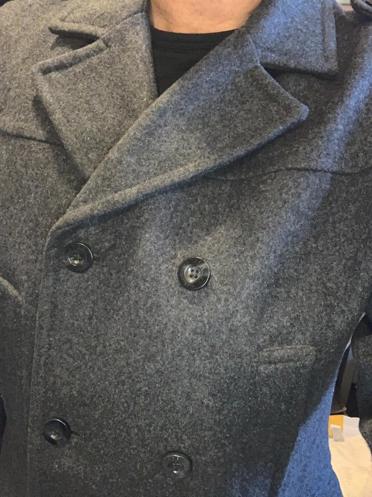 ESPRIT CABAN JAS Maat 48 - Donkergrijs Wol, Maat 48/50 (M), Ophalen of Verzenden, Zo goed als nieuw, Esprit