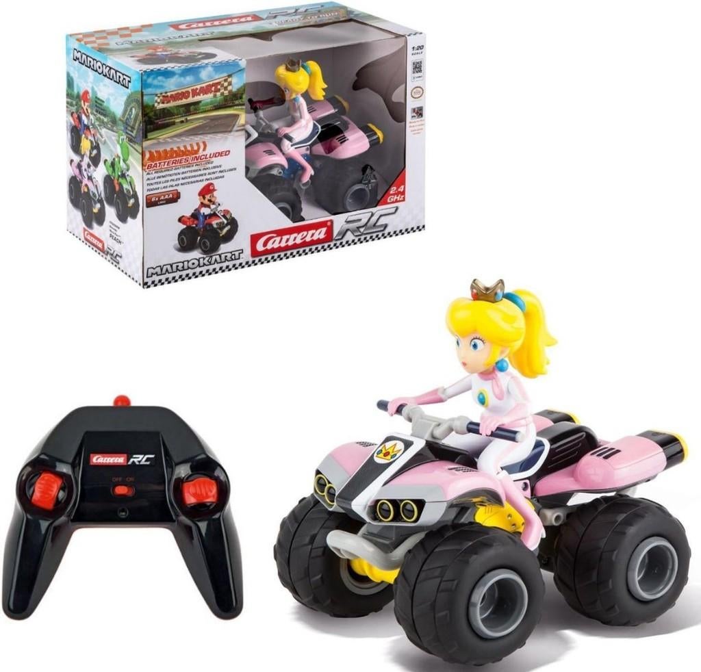 Carrera RC Mario Kart - Peach - Quad 2,4GHz, Carrera, Auto offroad, Nieuw, Ophalen of Verzenden
