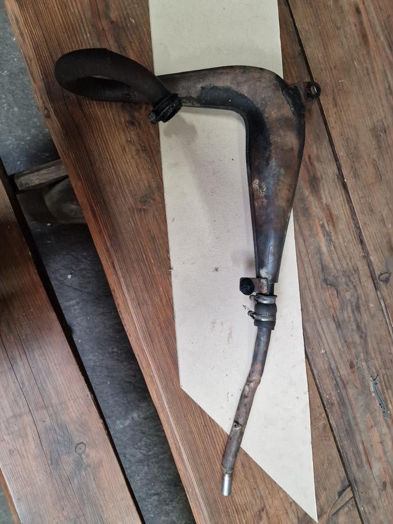 Zündapp 448 Hai uitlaat in goede staat en dicht. Origineel, Ophalen of Verzenden, Gebruikt, Uitlaat