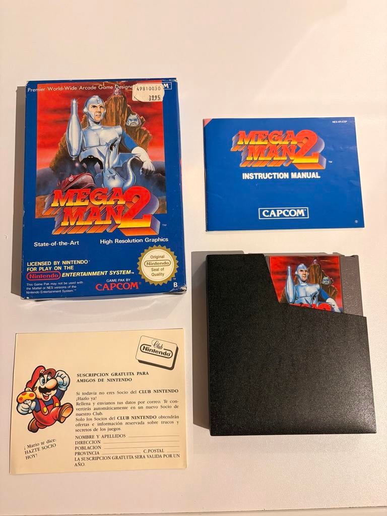 Mega Man 2 NES Compleet in Doos!, Gebruikt, 1 speler, Ophalen of Verzenden, Platform
