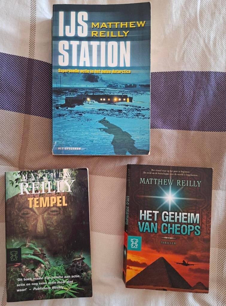 2 titels van Matthew Reilly, Boeken, Ophalen of Verzenden, Gelezen