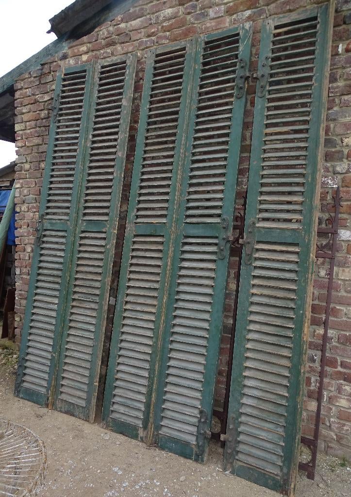 set grote louvre luikenblinden schutters, Antiek en Kunst, Ophalen