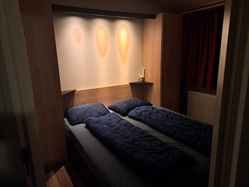 Christelijke camping de Oldemeyer huisje te huur in  rheeze, Wasmachine, In bos