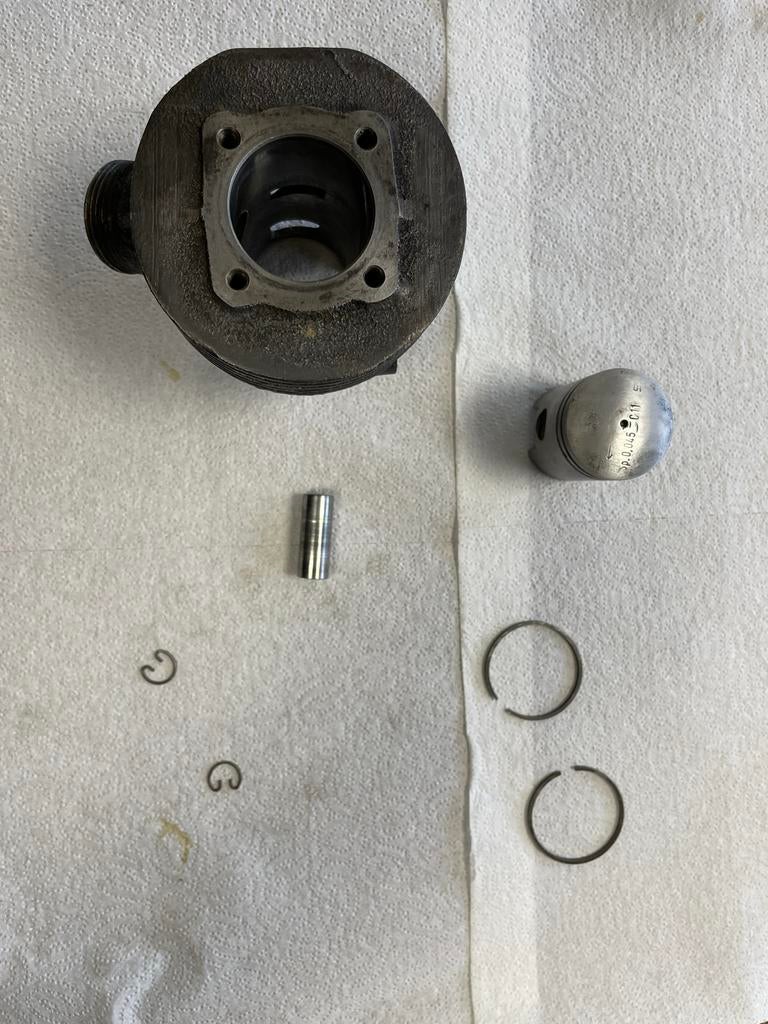 Sachs 50/4 cilinder + zuiger (Geforceerde koeling), Ophalen of Verzenden, Gebruikt, Cilinder, Overige merken