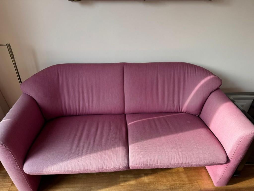 Leolux bank 1.60x80x80, Ophalen, Gebruikt, 150 tot 200 cm, Tweepersoons