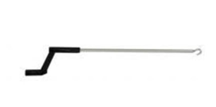 Zwengel voor spindel dakraam of handbediende zonwering, 150 tot 300 cm, Ophalen of Verzenden, Nieuw, Knikarmscherm