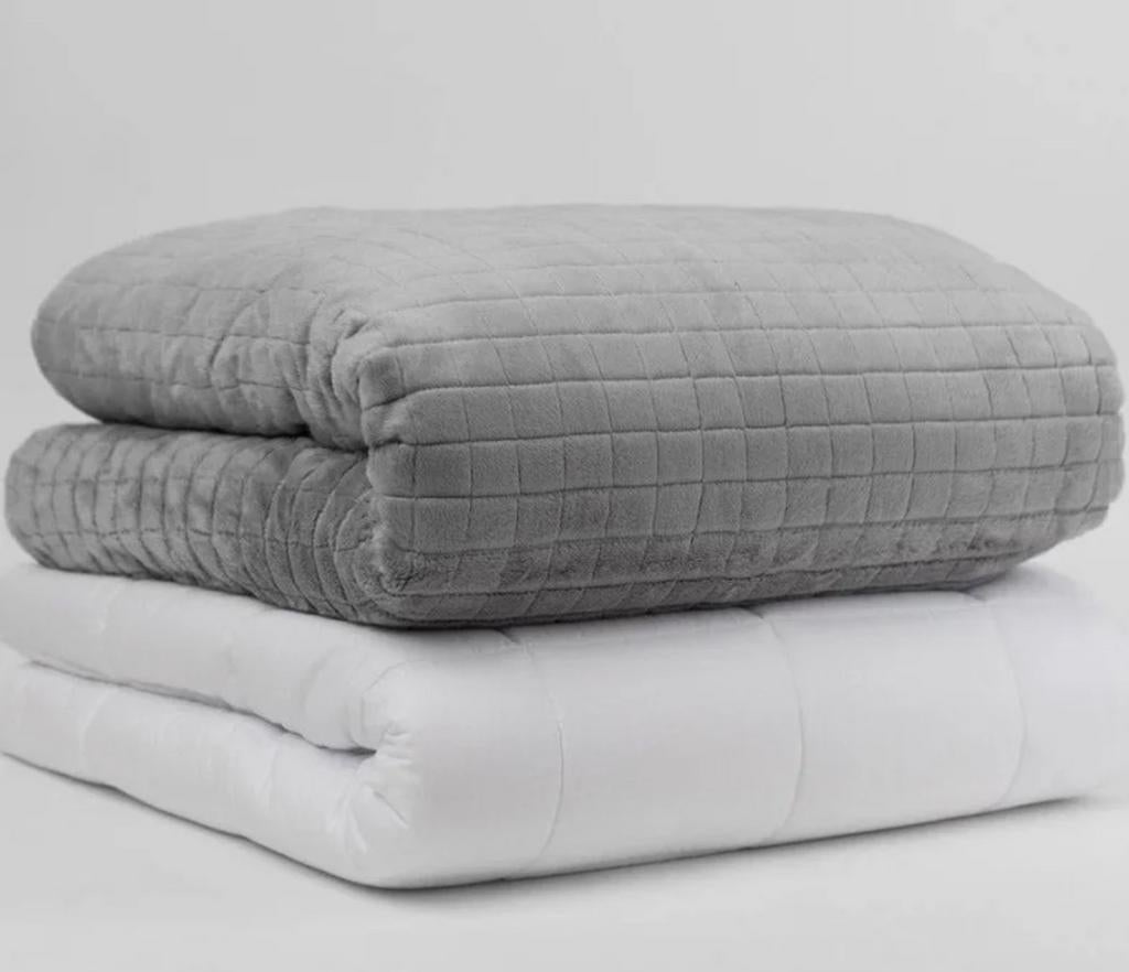 Weighted blanket - TherapieDecken - 10 kg, Ophalen, Tweepersoons, Grijs, Deken of Dekbed