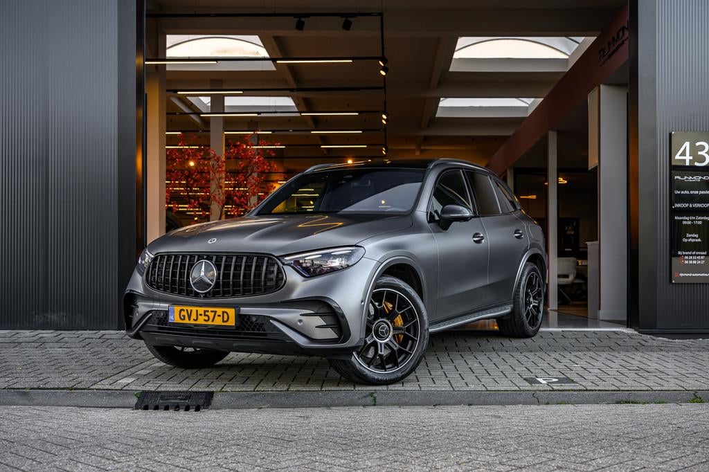 Mercedes-Benz GLC-klasse 400e 4MATIC AMG Line Night Pakket |, Auto's, Automaat, Gebruikt, Leder en Stof, Zwart