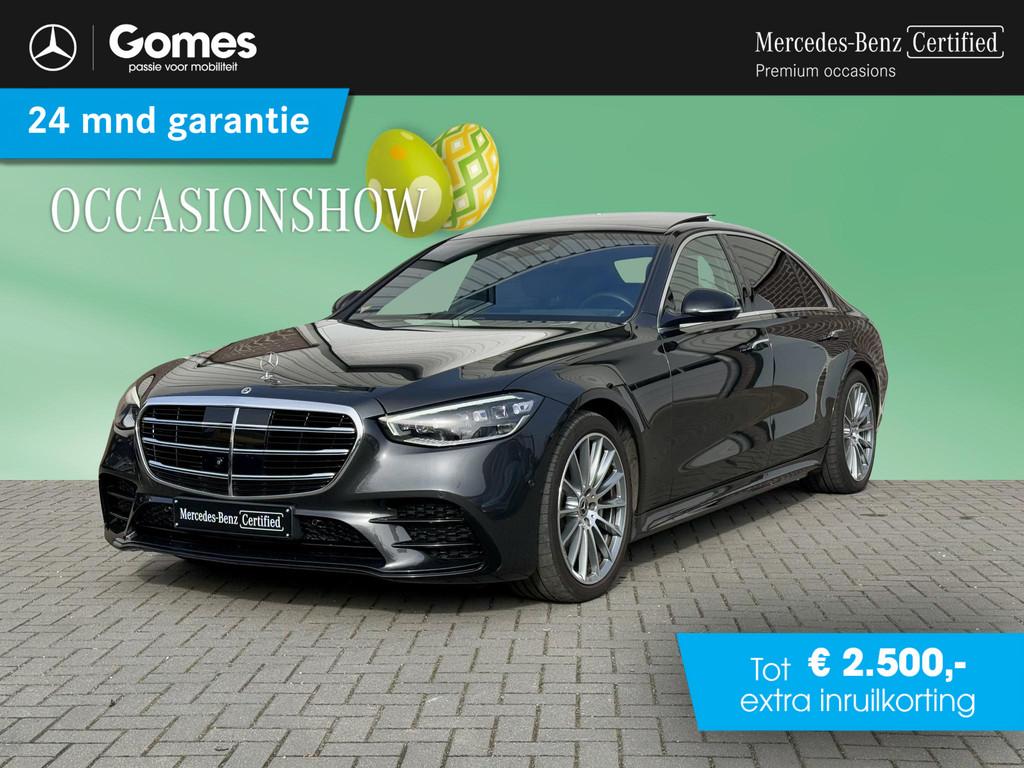 Mercedes-Benz S-klasse 450 Lang AMG Line | Achterasbesturing, Achterwielaandrijving, Gebruikt, 367 pk, Bedrijf