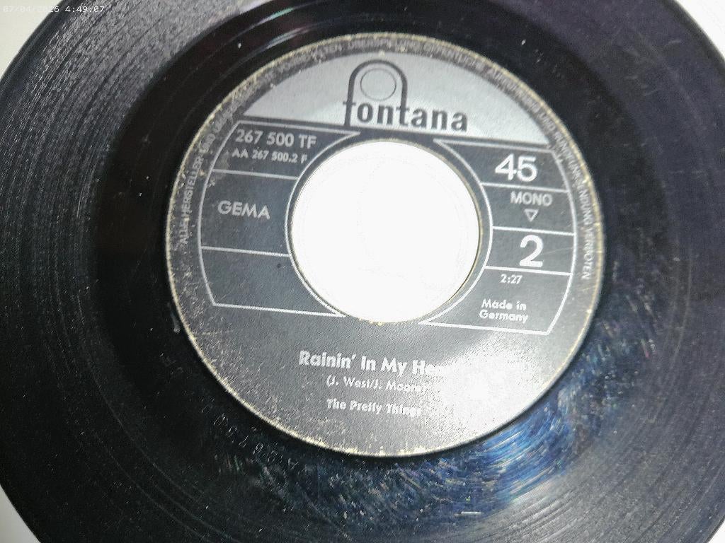 The Pretty Things - Sittin' all alone / Rainin' in my heart, Cd's en Dvd's, Vinyl Singles, Gebruikt, 7 inch, Single, Ophalen of Verzenden