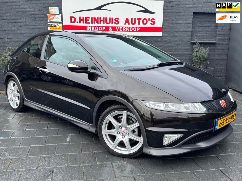 Honda Civic 1.8 Type S Advantage *ZEER NETJES*, Auto's, Honda, Voorwielaandrijving, Gebruikt, Zwart, 4 cilinders