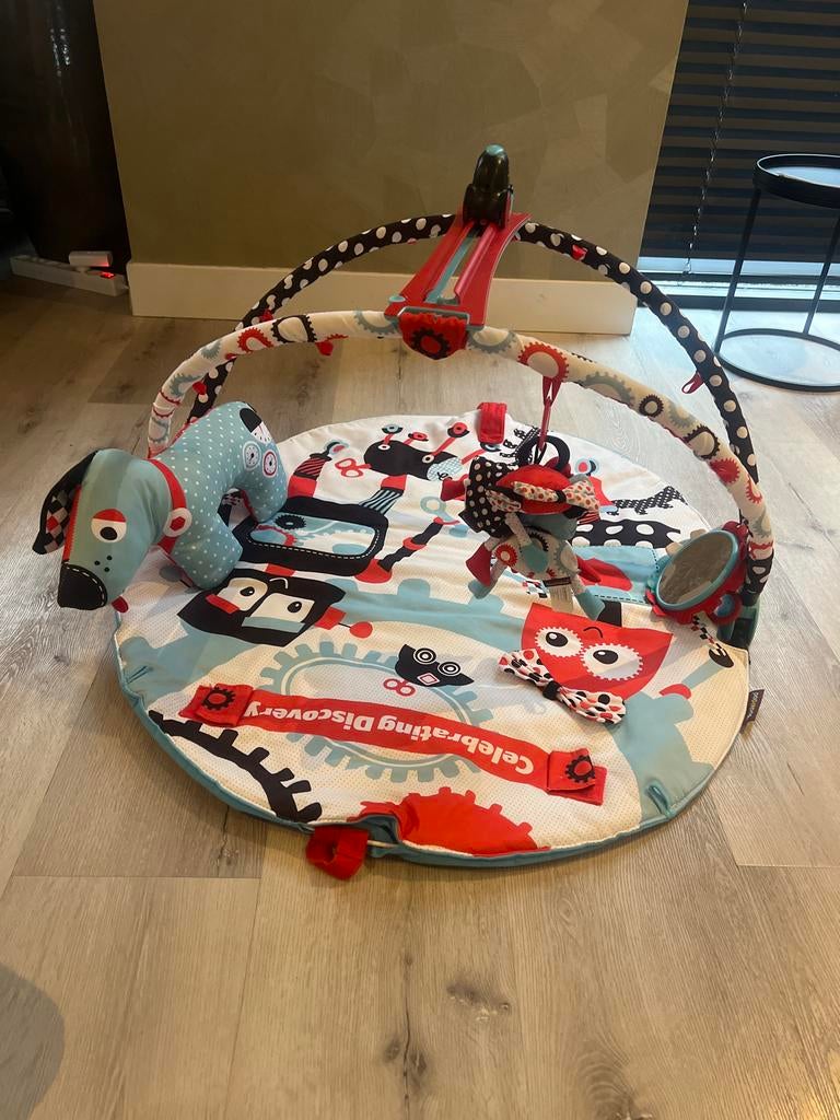 Yookidoo speelmat met babygym en speeltjes, Ophalen, Gebruikt, Speelkleed